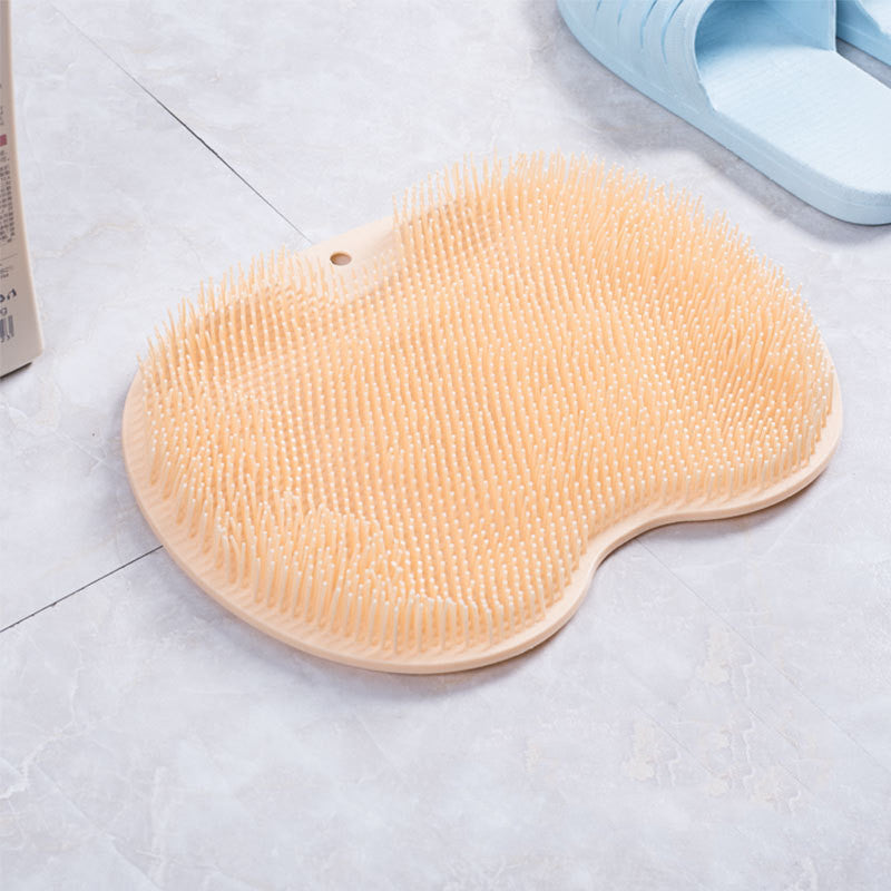 Non-slip Silicone Bath Brush with Suction Cup