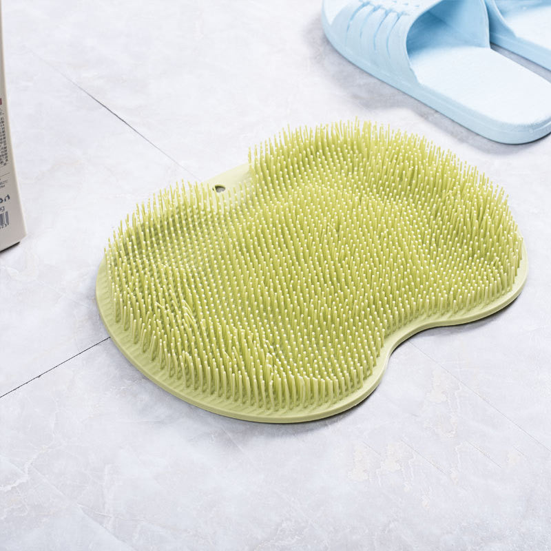 Non-slip Silicone Bath Brush with Suction Cup