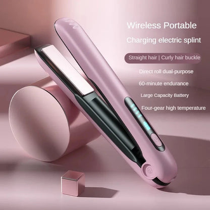 Wireless 2-in-1 Hair Straightener & Curler