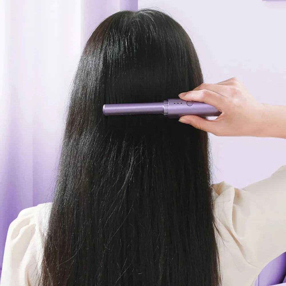 Wireless Hair Straightener Curler Comb