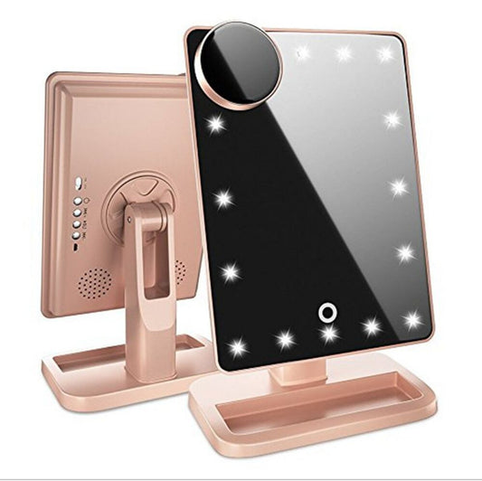 Touch Screen Makeup Mirror with LED Light