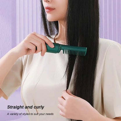 Wireless Hair Straightener Curler Comb