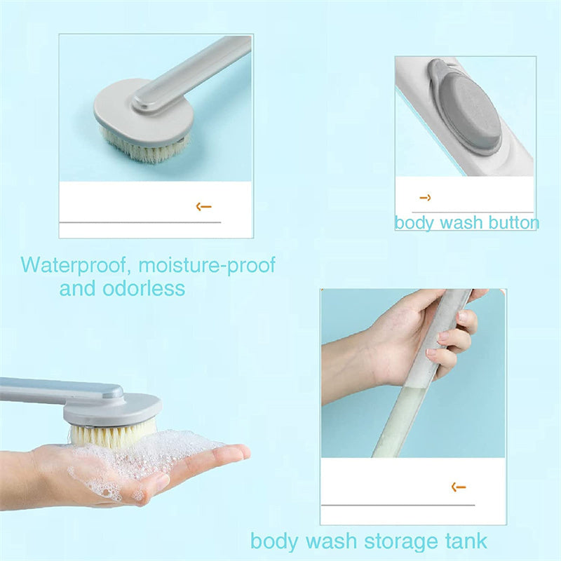 Dual-purpose Detachable Shower Brush